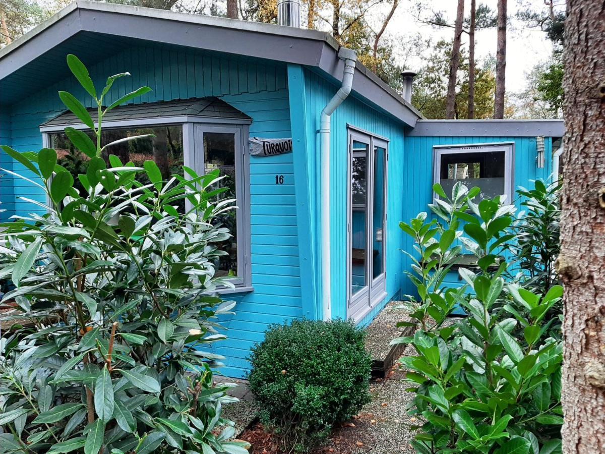 Boshuis Turquoise / Smaakvol Genieten Op De Veluwe Hoenderloo Extérieur photo